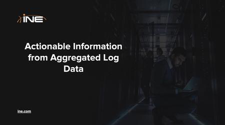 Actionable Information from Aggregated Log Data