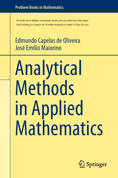 Analytical Methods in Applied Mathematics