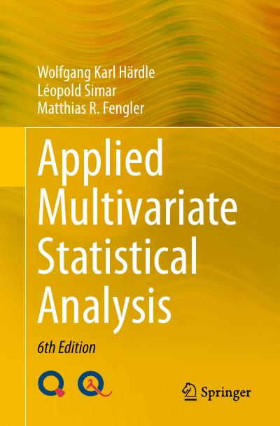 Applied Multivariate Statistical Analysis, 6th Edition