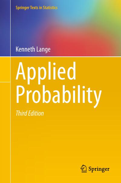 Applied Probability, 3rd Edition