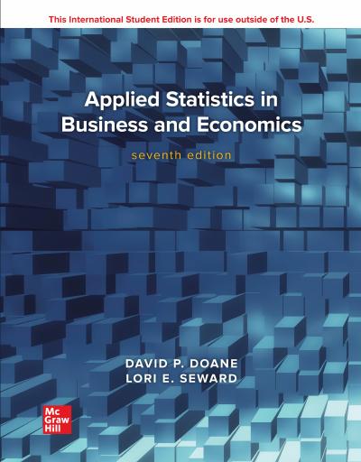 Applied Statistics in Business and Economics, 7th Edition