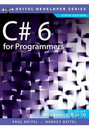 C# 6 for Programmers, 6th Edition