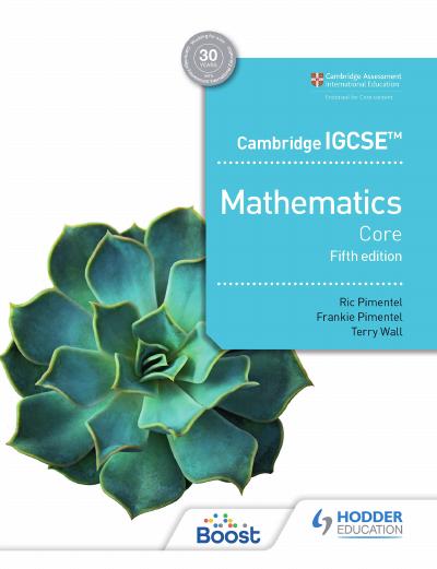 Cambridge IGCSE Core Mathematics, 5th Edition