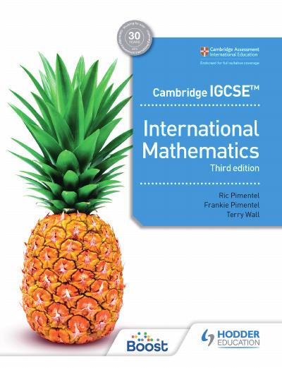 Cambridge IGCSE International Mathematics, 3rd edition