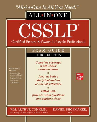 CSSLP Certified Secure Software Lifecycle Professional All-in-One Exam Guide, 3rd Edition