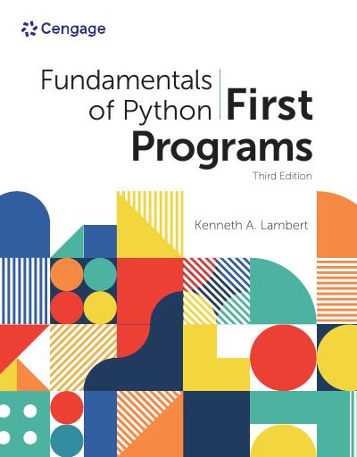 Fundamentals Of Python: First Programs, 3rd Edition