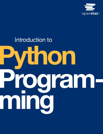 Introduction to Python Programming by Open Stax