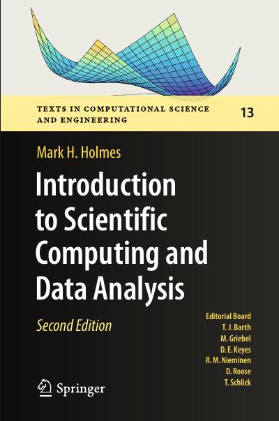 Introduction to Scientific Computing and Data Analysis, 2nd Edition