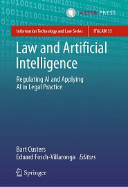 Law and Artificial Intelligence: Regulating AI and Applying AI in Legal Practice