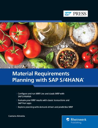 Material Requirements Planning (MRP) with SAP S/4HANA