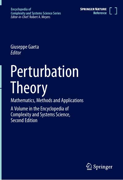 Perturbation Theory: Mathematics, Methods and Applications