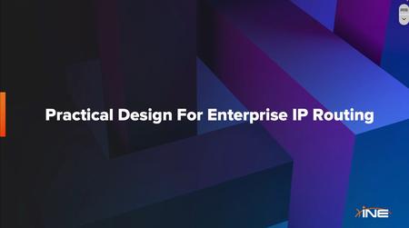 Practical Design for Enterprise IP Routing