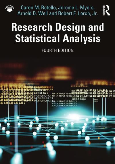 Research Design and Statistical Analysis, 4th Edition