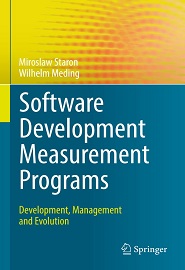 Software Development Measurement Programs: Development, Management and Evolution