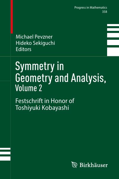 Symmetry in Geometry and Analysis, Volume 2