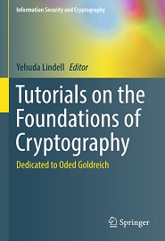 Tutorials on the Foundations of Cryptography