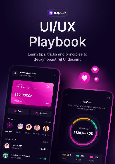 The UI/UX Playbook: Learn How To Design Beautiful UI Designs