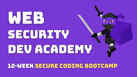 Web Security Dev Academy – 12-week online program