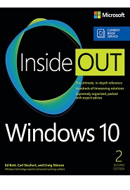 Windows 10 Inside Out, 2nd Edition